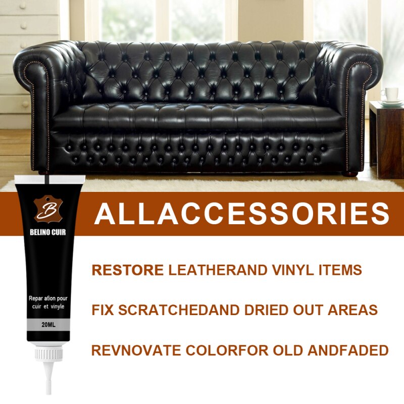 20ml Leather Repair Gel Adhesives Color Repair Home Car Seat Leather Complementary Repair Leather Cleaner Hardware Sealers Home