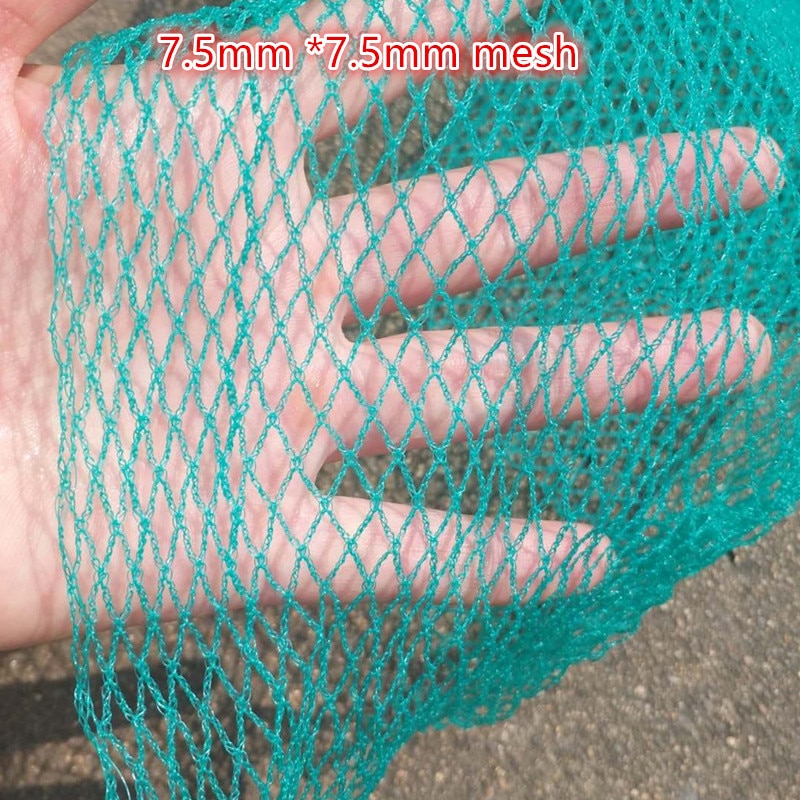 Halvfabrikat nettverk til fiskemerd lite nettingnett til nettingpose fiskepose fisketilbehør utendørs verktøy oppdrettsnett