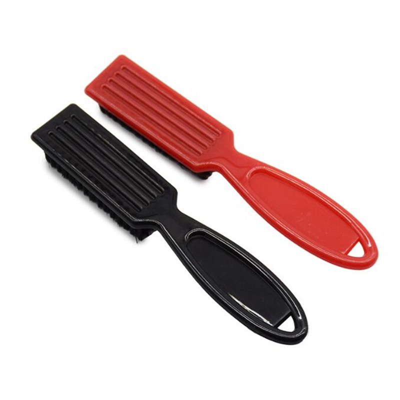 Cepillo de estilo de barba pequeño negro para salón, afeitado , cepillo de barba, peluquero Vintage, forma de cabeza de aceite, tallado, cepillo de limpieza