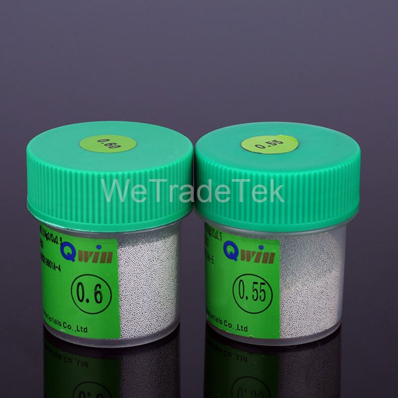 Lead Free 250K Bga Reballing Ball 0.2 0.25 0.3 0.35 0.4 0.45 0.5 0.55 0.6 0.65 0.76mm Solder Ball for Chip BGA Rework Repair