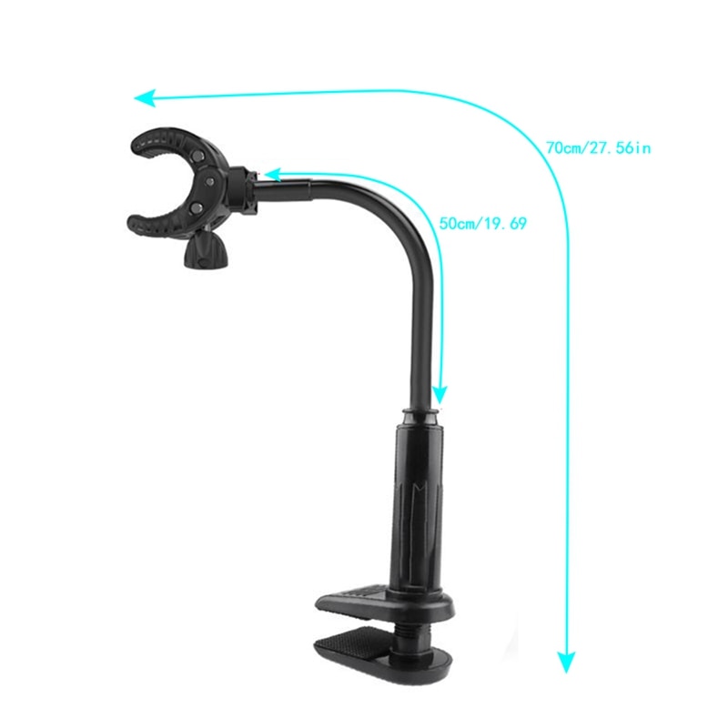 Support de sèche-cheveux pour animaux de compagnie support fixe 360 degrés rotatif librement rétractable support pratique mains libres soins accessoires pour chien C