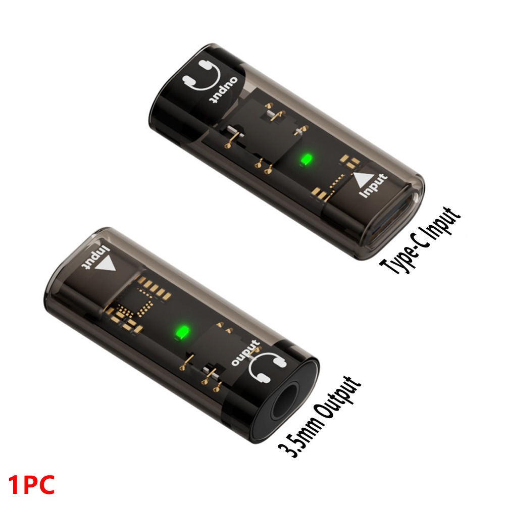 Male to Female USB Type-C to 3.5mm Converter No Delay Plug and Play Audio Adapter HiFi DAC USB-C to AUX Connector: WHITE