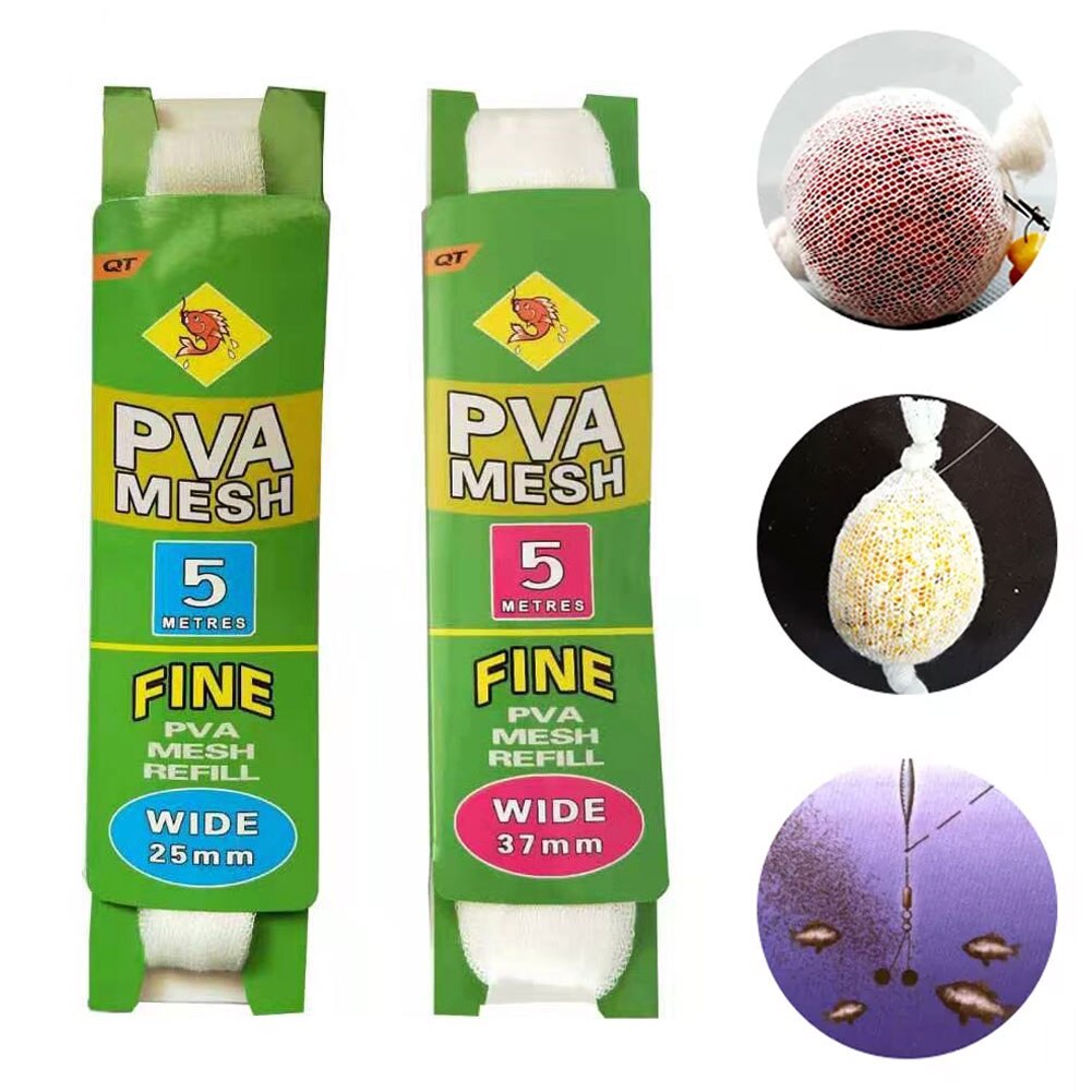 5m kalastus pva vesiliukoinen verkko vesiliukoinen verkko kapea verkko karppi kalastus syöttölaite trap syötti pussi verkot kalastustarvikkeet