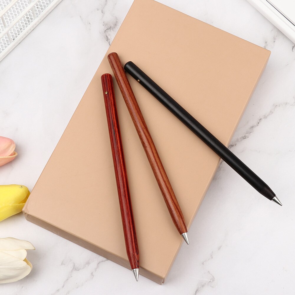 Durable Unlimited Writing Inkless Pen HB Eternal Pencil Wood Penholder Office Supplies School Stationery Drawing Sketch Tool