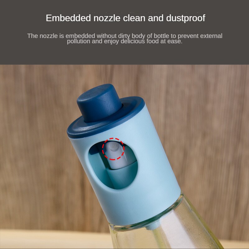 Spray Oil Dispenser Barbecue Glass Oil Spray Bottle for Oil Soy Sauce Vinegar Sprayer Seasoning Bottle Kitchen Accessories