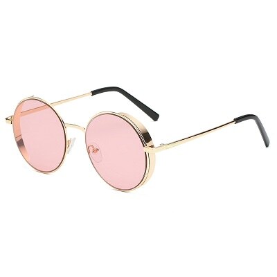 Punk Style Women Classic Round Sunglasses Sun Glasses Men UV400 Female Accessory Outdoor Eyeglasses Hiking Eyewear: 03