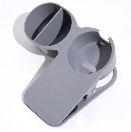 Estante de almacenamiento para oficina, Soporte para vasos, Clip para mesa, escritorio, organizador de botellas, Clips para mesa, Soporte para vasos y bebidas: GERY