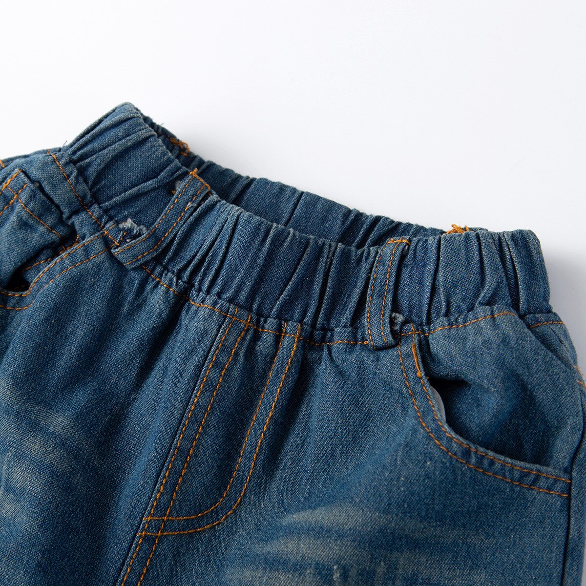 Frühling Und Herbst Kinder Baby Junge Strumpf Lange Denin Hosen Modische Zerrissene Jeans Lange Hosen für 1-6Y Jungen Tragen