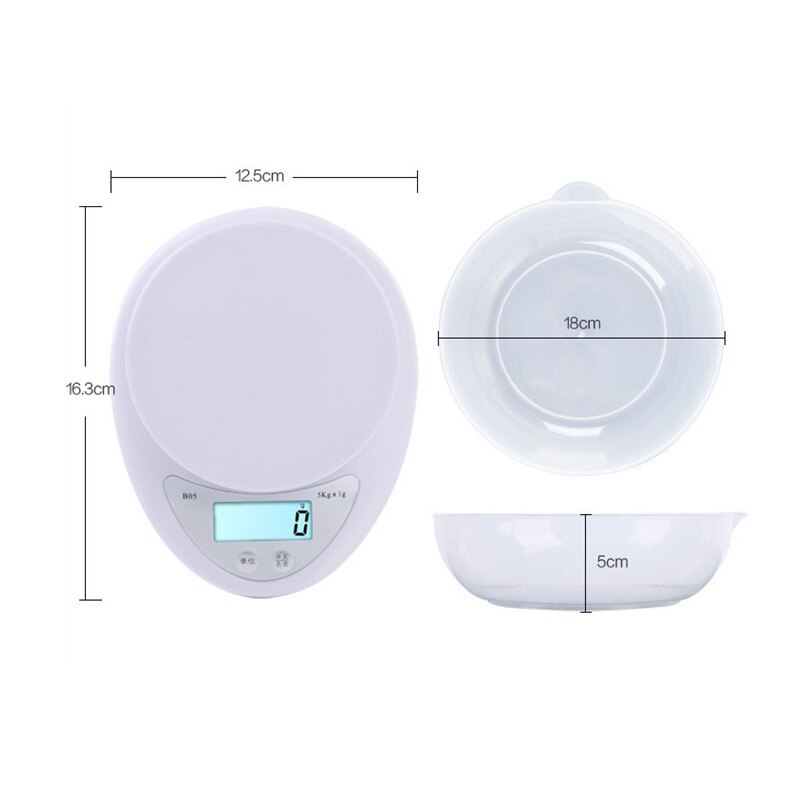 Kitchen Electronic Scale High Precision Gram Measuring Scale Food Jewelry Scale Accurate Baking Scale Household 1G Balance 0.1G