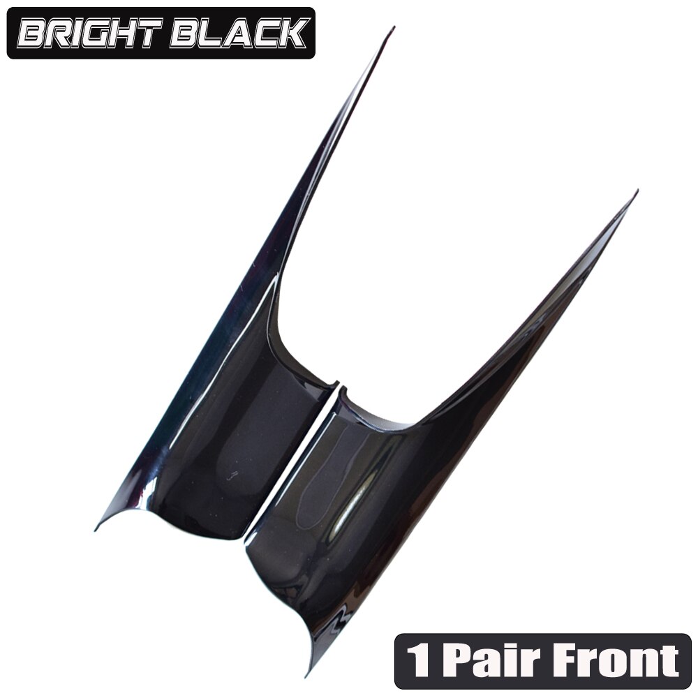 Manija de puerta Interior de coche de plástico ABS para BMW f01 f02 serie 7 730 740 750, Panel de tracción, molduras de Marcos, cubierta de fibra de carbono/negro brillante