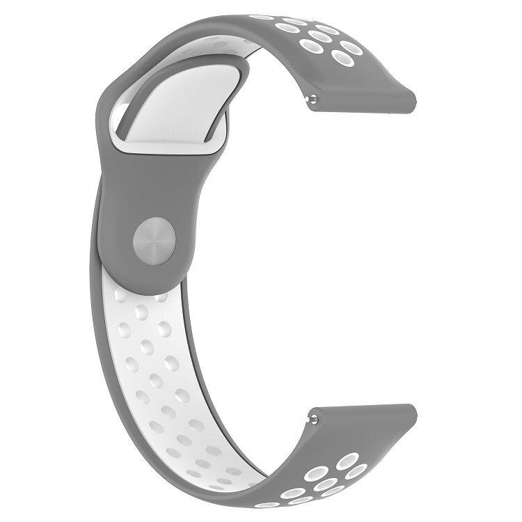 Correa de silicona para Huami Amazfit bip/bip lite muñequera deporte Smart Watch accesorios para la serie Huami Amazfit bip 20mm: 10 gray white