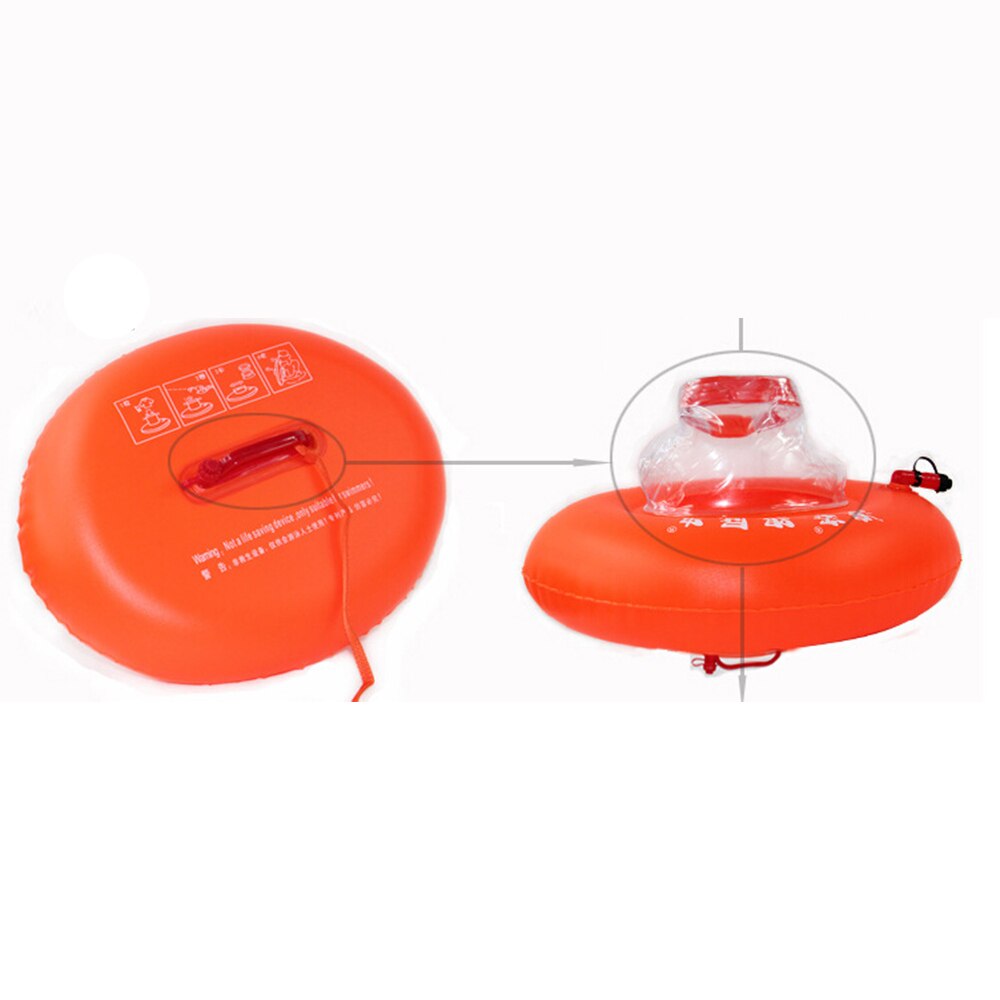 Praktische Pvc Zwemmen Boei Dubbele Airbags Kleding Verdrinking Preventie Zwemmen Float Zak Oranje Opvallend Veiligheid