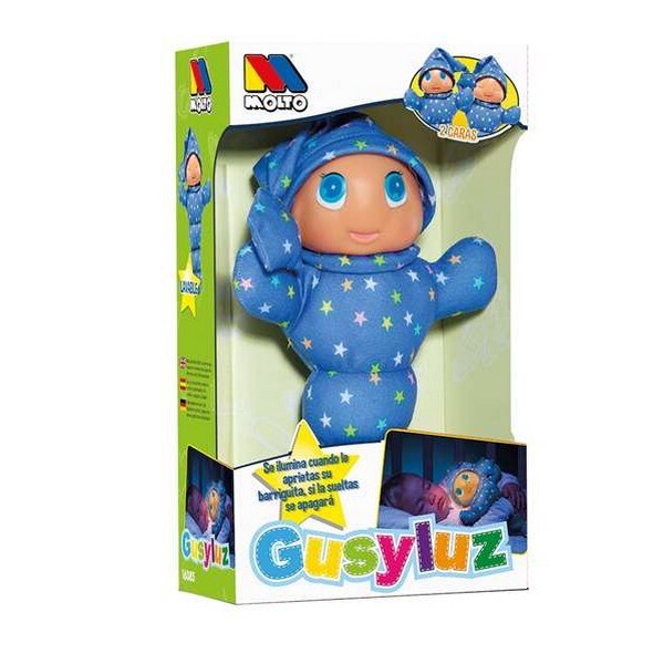 Pluizige Speelgoed Gusy Luz Moltó Doek (Es) (ES-EN-FR) (33 Cm)