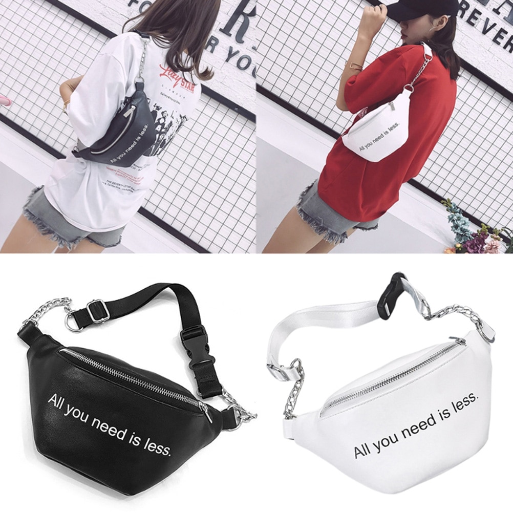 Frauen PU Taille fanny Pack Brust Crossbag Reise Hüfte miserabel Tasche Kleine Geldbörse Brust Beutel Sport Reißverschluss Beutel Hüfte miserabel Tasche