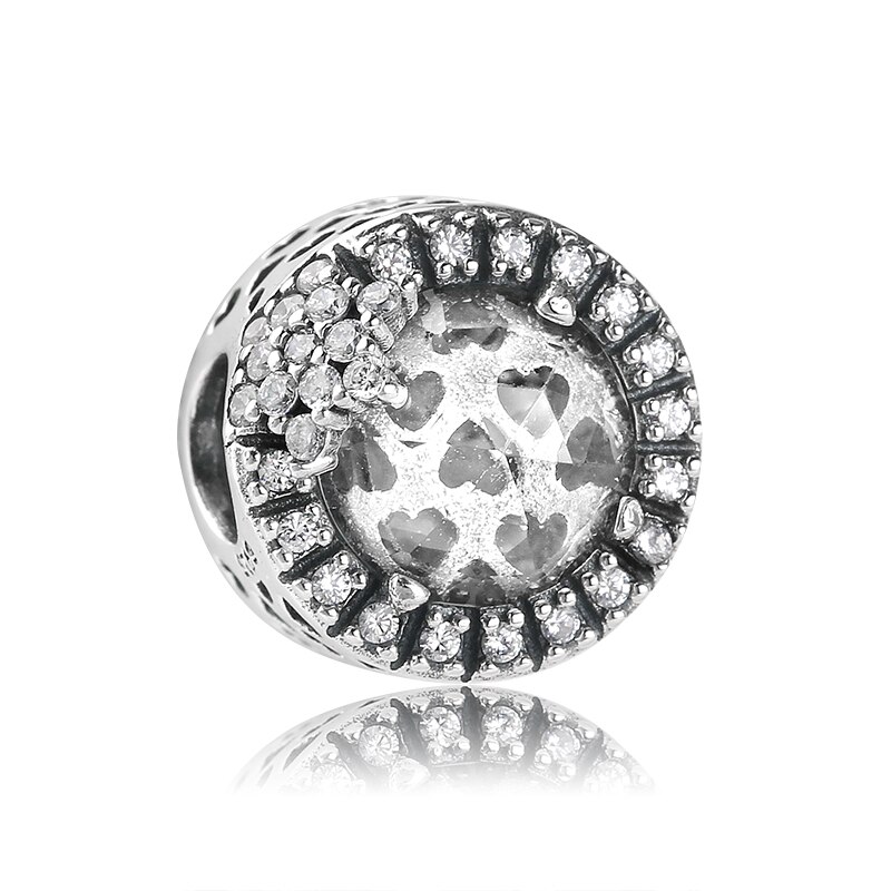 Liefde Sprookje 925 Sterling Zilveren Hart Bloem Huis Kralen Fit Originele Europese Bedelarmband Sieraden Maken: PC0185