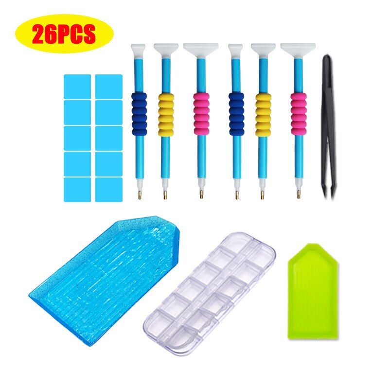 151Pcs Diamond Painting Tool Diamond Painting Accessories Kit Diamond Cross Stitch Tool Set Diamond Embroidery Box for DIY Craft