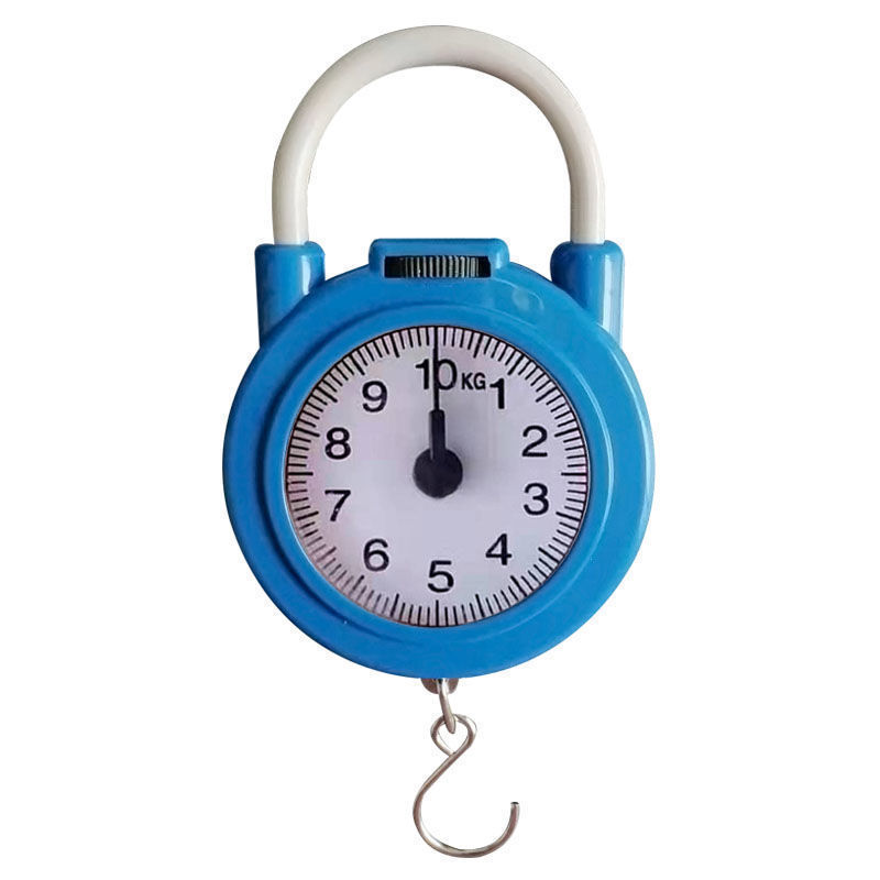 Spring scale household portable multi-function 10KG portable scale shopping scale pocket scale mini express scale 10 kg: b