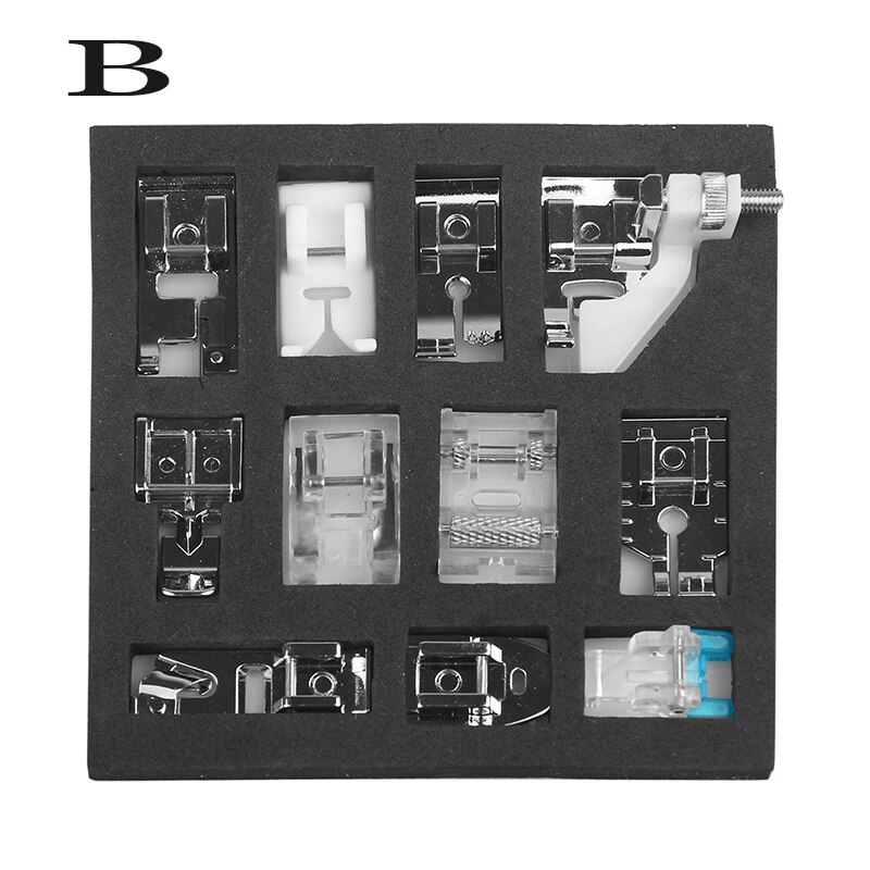 11//36/32 Naaimachine Naaivoet Druk Voeten Voor Brother Singer Naaien Kit Vlechten Blind Stitch Over Lock Rits heerser