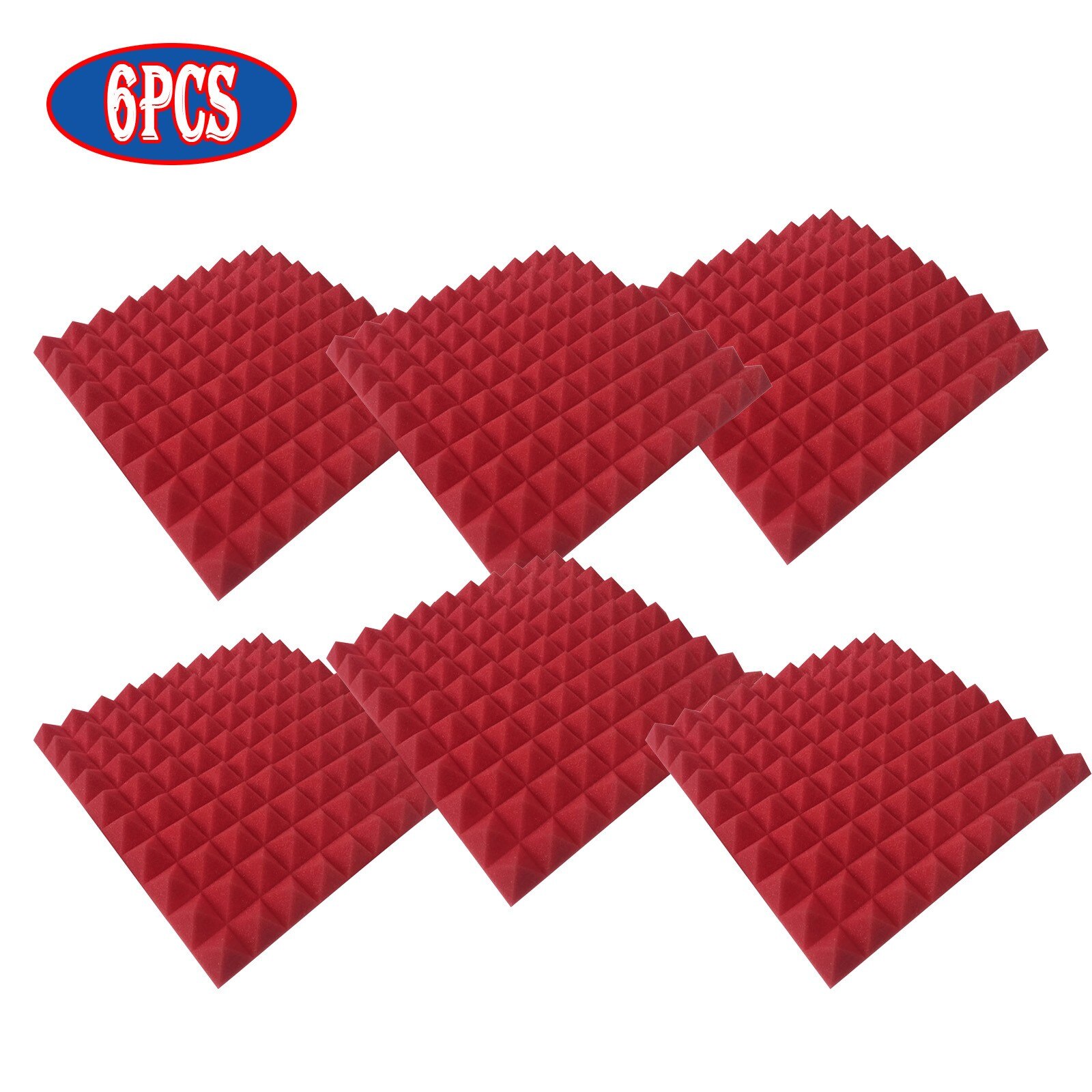 Home Scene Layout, Sound-absorbing Foam Wall, Indoor Sound-absorbing Cotton Soundproofing Foam Sound-Absorb Noise Sponge Foam: D