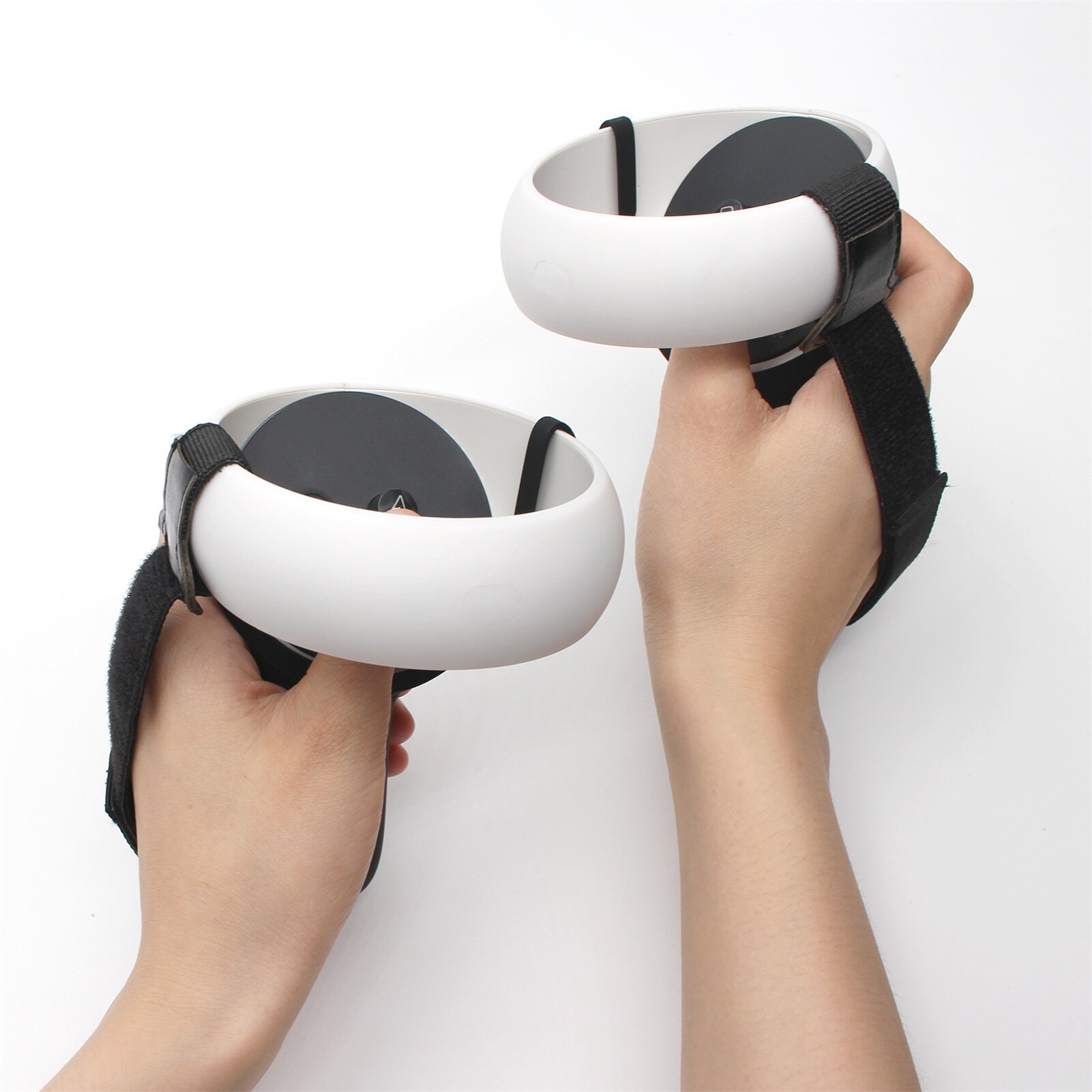 Halb Geschlossene 2-in-1 Bausatz Silikon Abdeckung Knöchel Gurt für Oculus Suche 2 VR berühren Regler schutzhülle Griff Griips