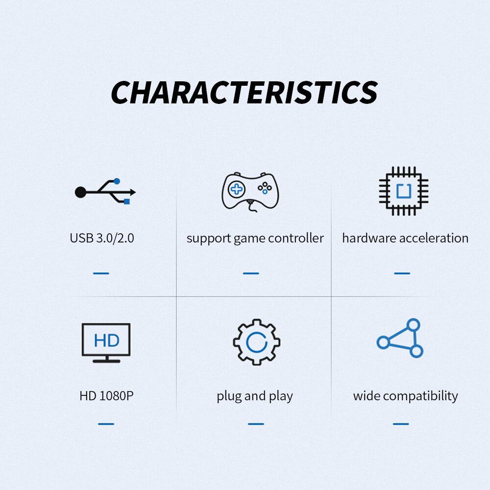 Plug En Play Hd Audio &amp; Video Capture 4K Input Full Hd 1080P Output Type-C Capture telefoon/Computer Game Live