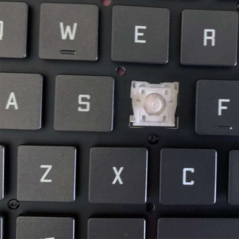 Replacement Keycap Key cap &amp;Scissor Clip&amp;Hinge For HP OMEN 15-EN 15-EK TPN-Q238 TPN-Q23615 EK0040UR Keyboard Dark Gray