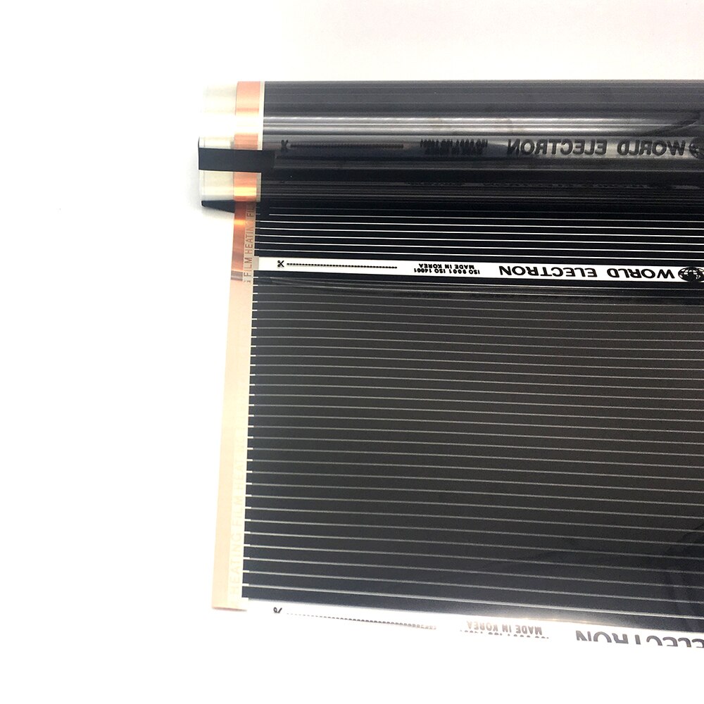 400w/m2 Infrared Carbon Underfloor Heating Film AC220V Warm Floor Mat