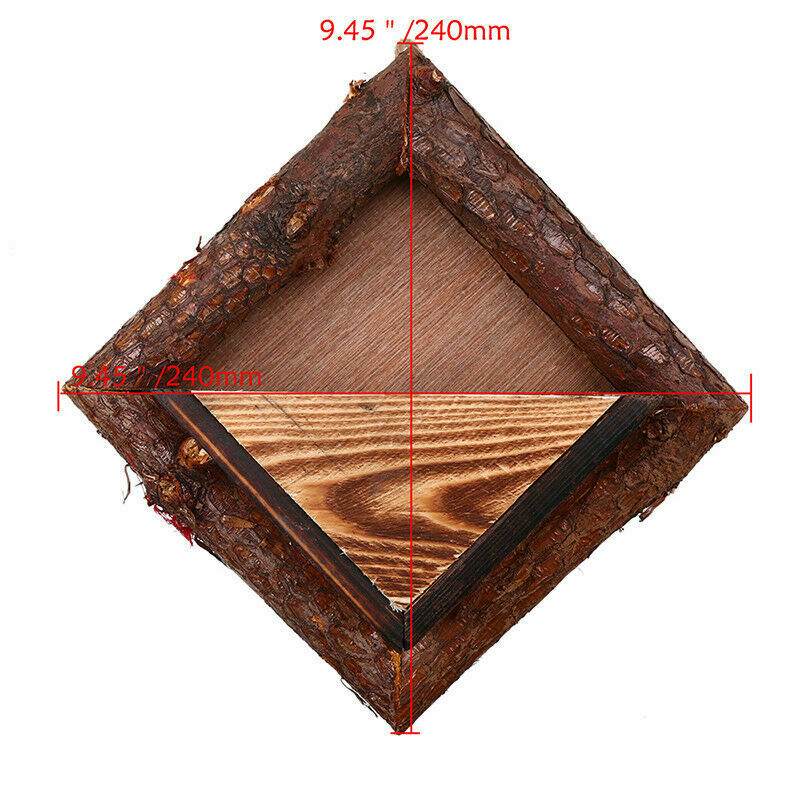 Nowy S/M/L ściany wiszące doniczki drewniane kwiat pojemnik drewna, w których utrzymuje się zwierzęta ozdobne, wiszące kosze robić montażu na ścianie doniczki ogród sadzarka: S
