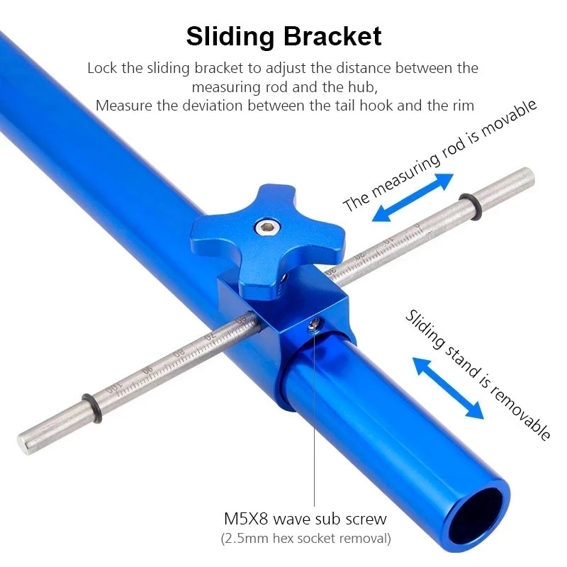 TOOPRE Bicycle Hanger Alignment Gauge Tool Derailleur Straighten Dropout Measure MTB Mountain Road Bike Repair Tool