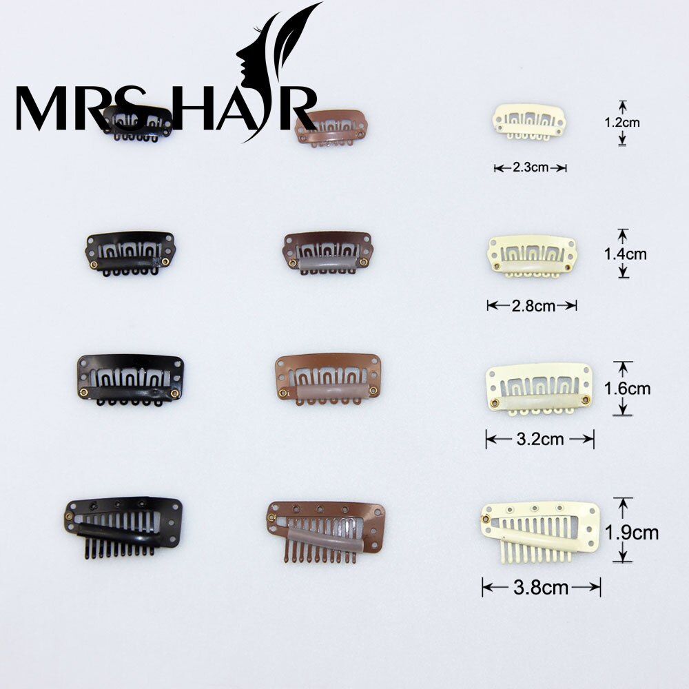 20/50pc 3,2 cm clip de extensión de cabello U Clips de peluca para extensiones de cabello Clip de cabello pinzas para el cabello accesorios de peluca pinzas para el cabello de salón