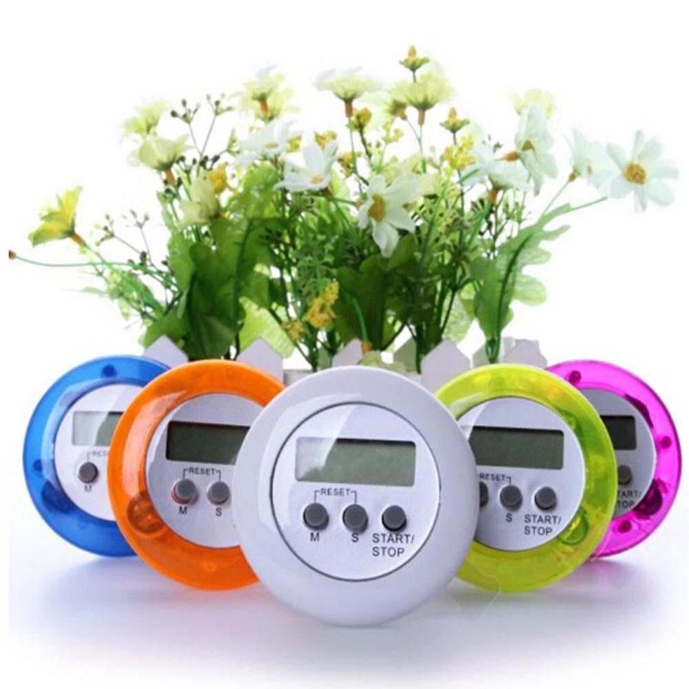 Minuteur de cuisine magnétique numérique à cristaux liquides nouveauté, avec horloge à décompte, alarme forte, minuteur pour la cuisine, 1 pièce