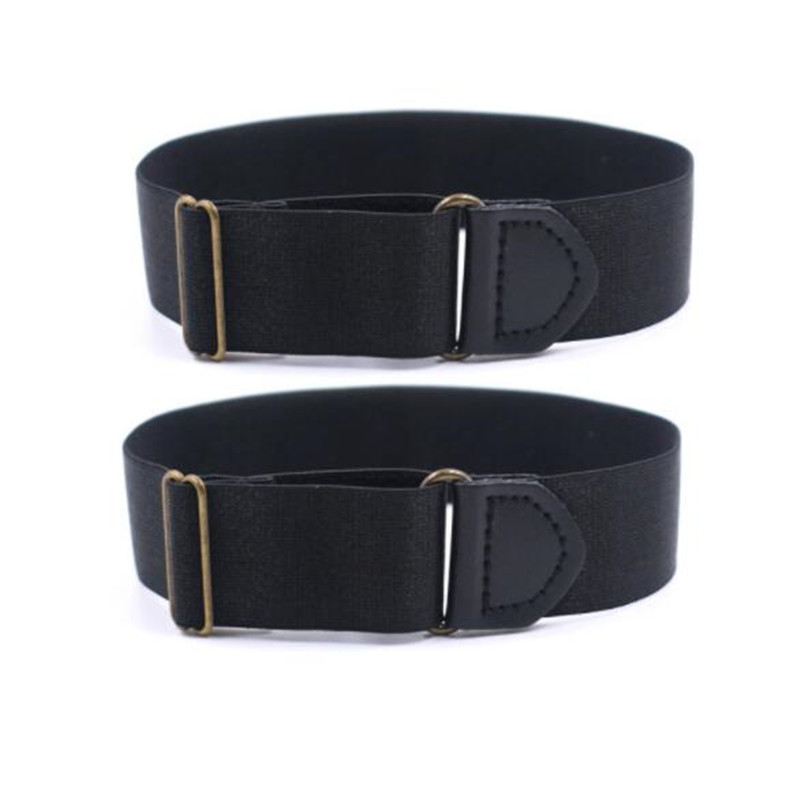 One Pair Elastic Armband Shirt Sleeve Holder Women Men Adjustable Arm Cuffs Bands For Party Wedding Clothing Accessories