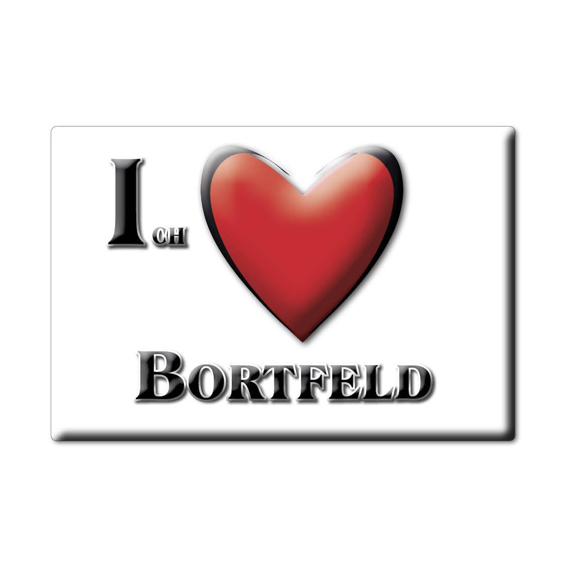 Bortfeld Magneet Magneet Niedersachsen (Ni) Duitsland Koelkastmagneet Souvenir Ik Liefde