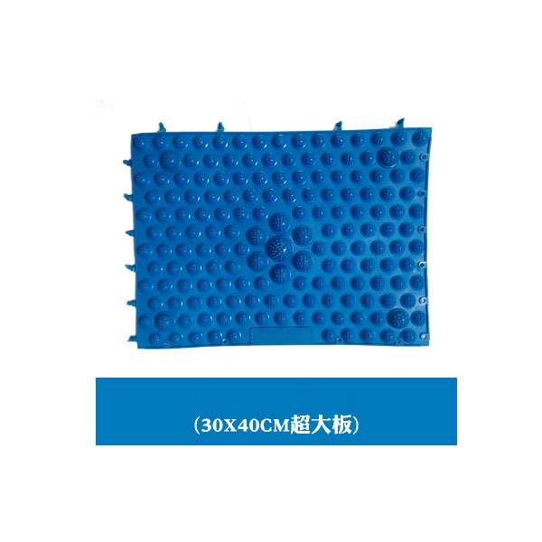 Reflexology Foot Massager Cushion Acupuncture Sets Relieve Stress Back Pain Acupressure Mat/Pillow Massage Mat Spike Massage: Blue