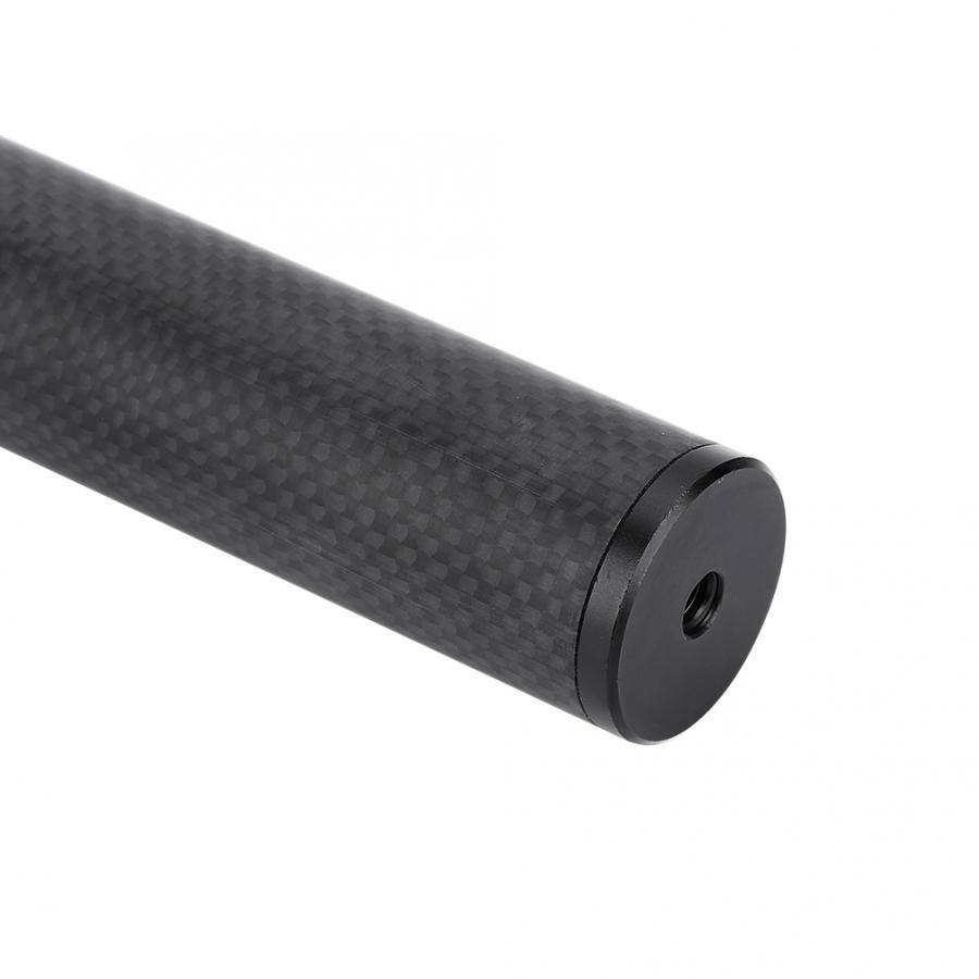 Acessórios De Fibra De Carbono tripé cardan Extensor de Extensão Da Haste Pólo Leve Acessório para Tripé Estabilizador handheld