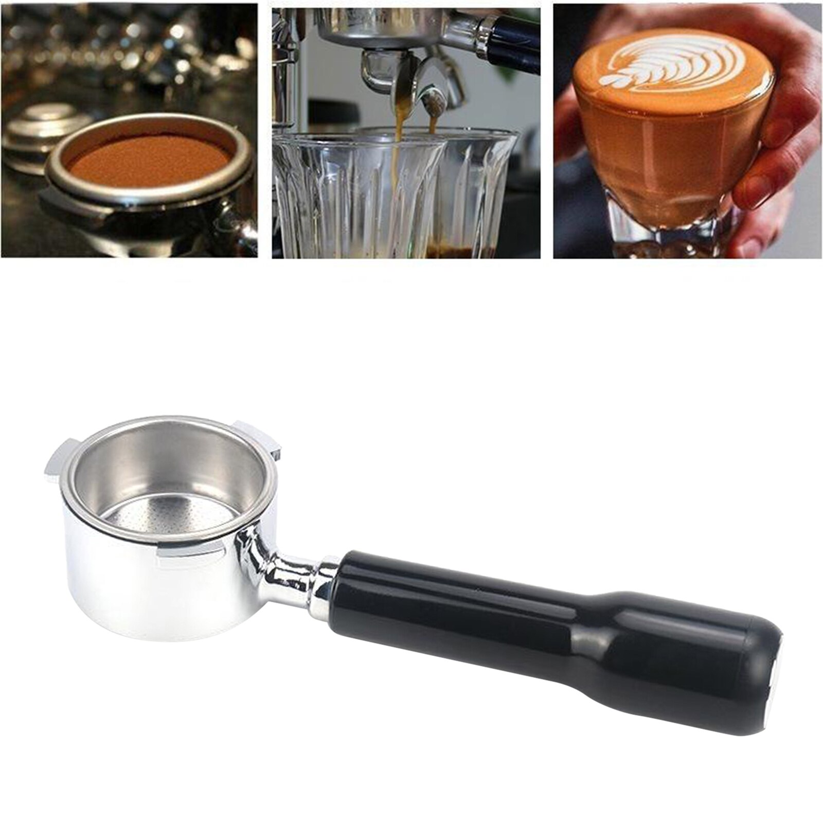 Koffie Bodemloze Filterhouder Voor Delongh Koffiezetapparaat Machine 51Mm Vervanging