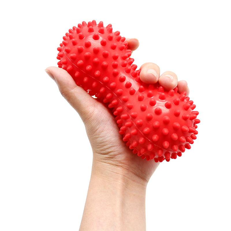 Peanut massage bold spiky trigger point relief muskelsmerter stress peanut ball terapi sundhedspleje gymnastiksal muskel relex apparater
