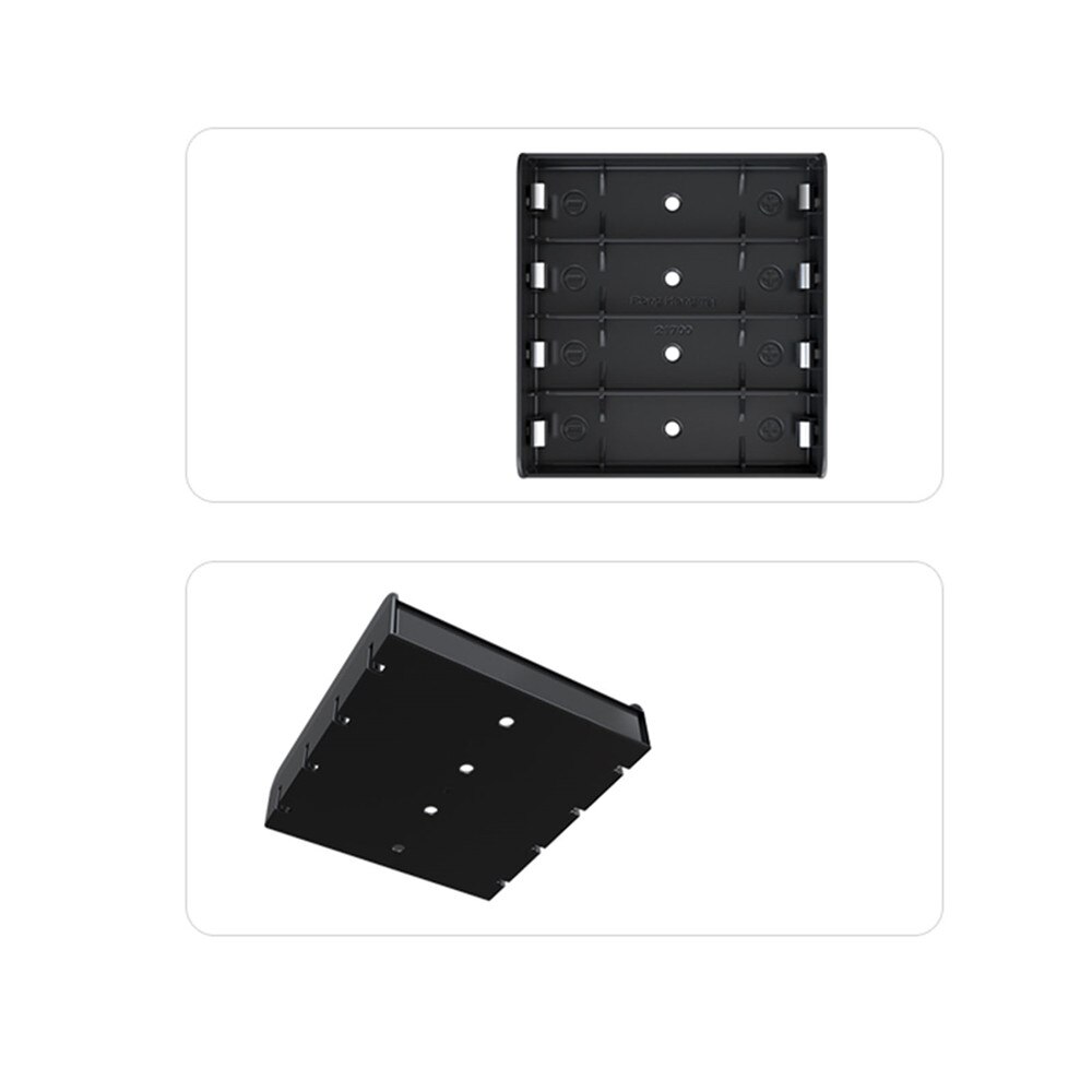 Durable 4-slot 21700 Battery Box Fireproof ABS Battery Pack Box for 21700 Lithium Battery Storage Holder Accessories