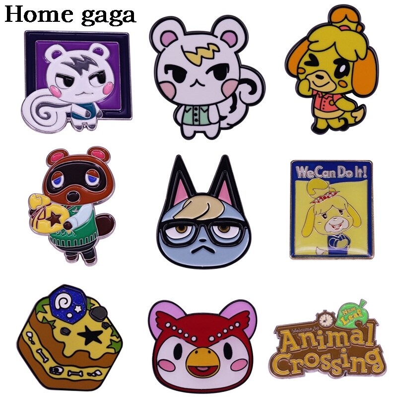 D3466 Homegaga Leuke Dier Emaille Pins Broches Bag Kleding Revers Pin Game Badge Sieraden Voor Vrouwen