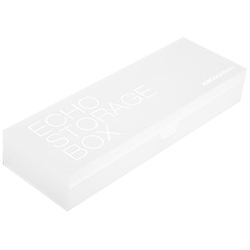 KACO ECHO-estuche de almacenamiento multifunción para lápices, caja organizadora de gran capacidad, de plástico, colorida, para escritorio: white 1pcs