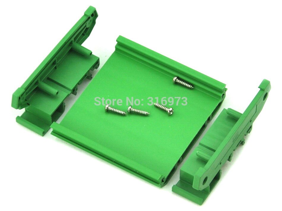 DIN Rail Mounting Carrier, for 72mm x 120mm PCB, Housing, Bracket.