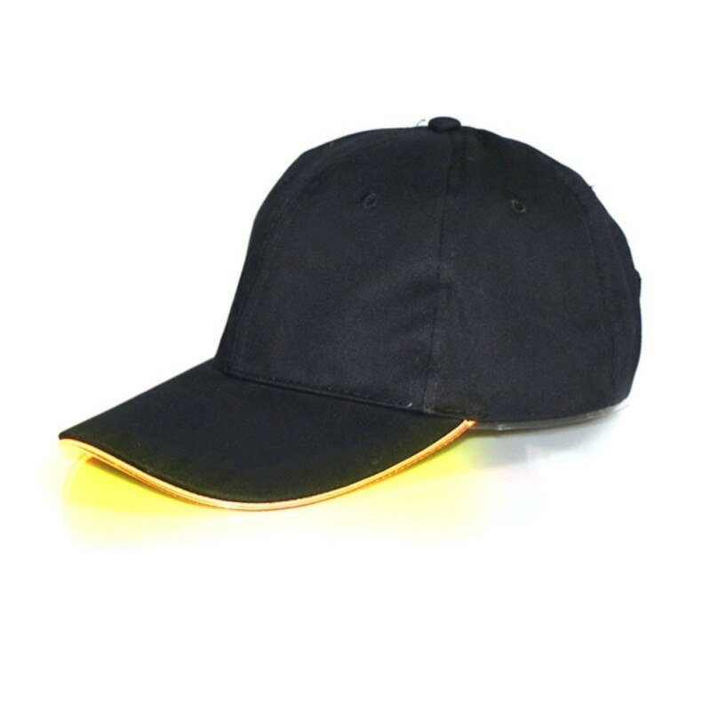 Gorras de béisbol con luz LED y gorro de vacaciones luminoso: B2