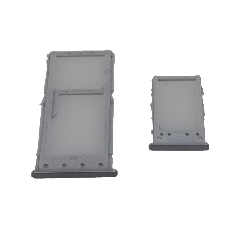 Redmi6A SIM Card Slots For Xiaomi Redmi 6A / Redmi 6 Sim Cards Adapters Socket Holder Tray Phone Replace Housing Repair Parts: Gray