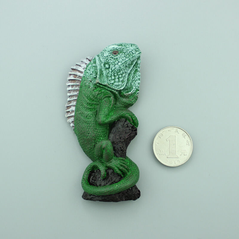 Papegøje firben magnet klistermærke køleskab klistermærke amerikansk land papegøje spansk tuatara køleskab magnet souvenir: Firben grøn