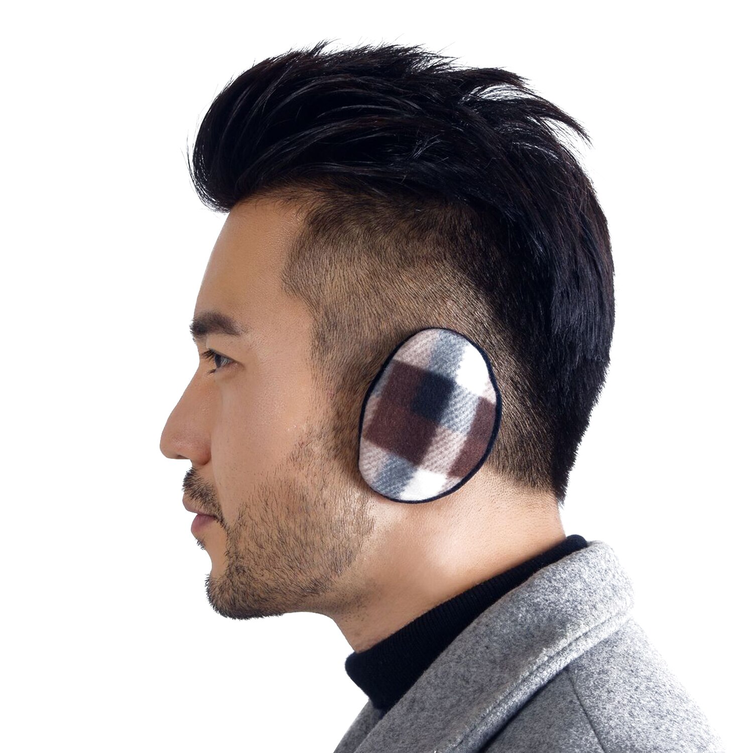 Nowe bezpasmowe nauszniki nauszniki z polaru grube zimowe nauszniki zimna pogoda przenośne nauszniki dla kobiet mężczyzn