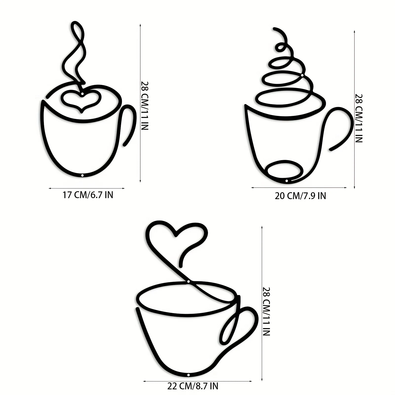 Metal Coffee Bar Sign Rustic Coffee Bar Hanging Wall Decor Coffee Signs for Home: Dark Khaki