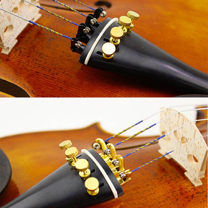 100pcs 4/4 3/4 1/2 1/4 violino accordatura Fine violino accordatore Fine corda regolazione Fine accessori per strumenti musicali