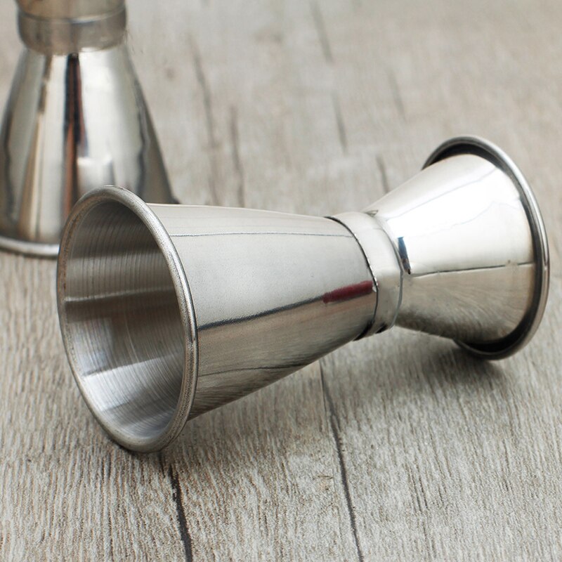 Stainless Steel Cocktail Shaker Measuring Cup Double Drink Alcohol Measuring Cup Jigger Bar Party Accessories Kitchen Gadgets