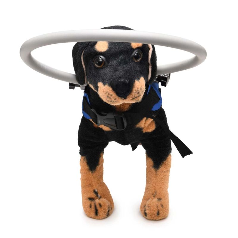 Arnés tipo chaleco para perro ciego, anillo protector anticolisión para entrenamiento de perros