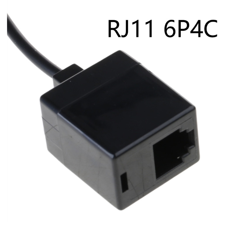 telephone Ethernet RJ45 8P8C male To RJ11 6P4C female Adapter Cable,Office Converter Cord Male To Female RJ45 to RJ11 Converter